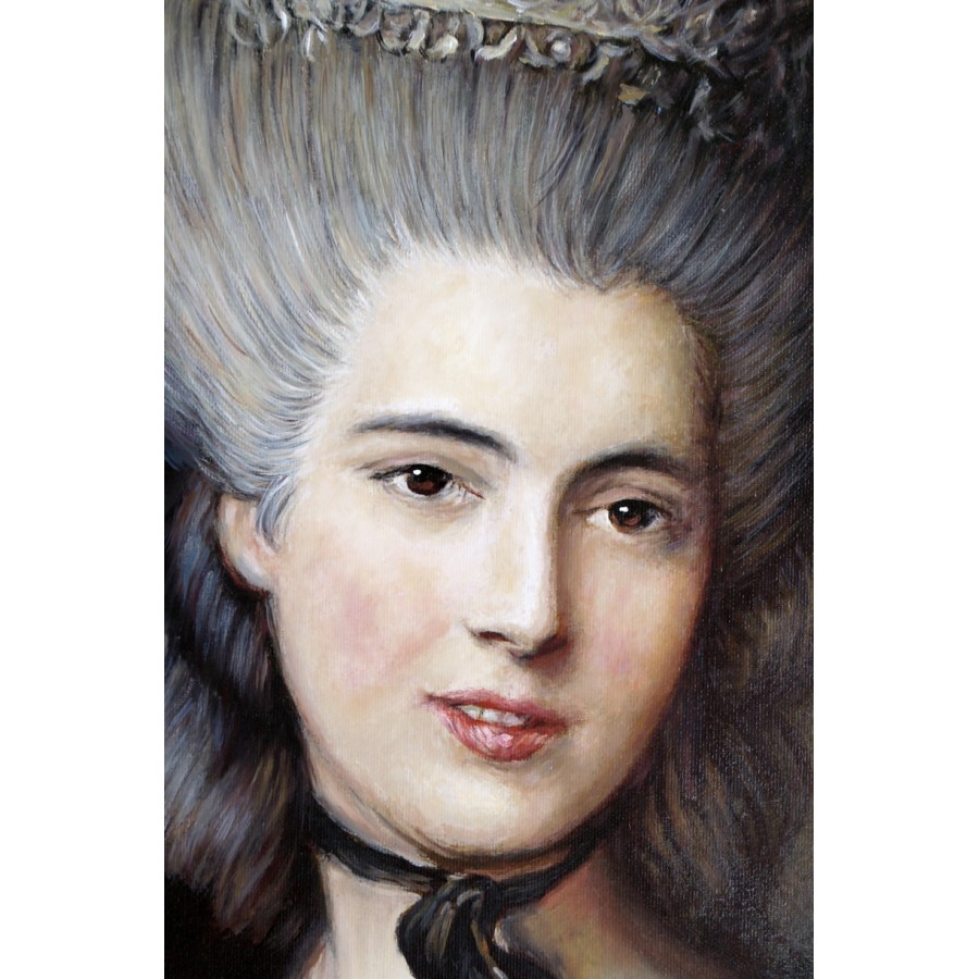 Томас Гейнсборо.  Дама в голубом.